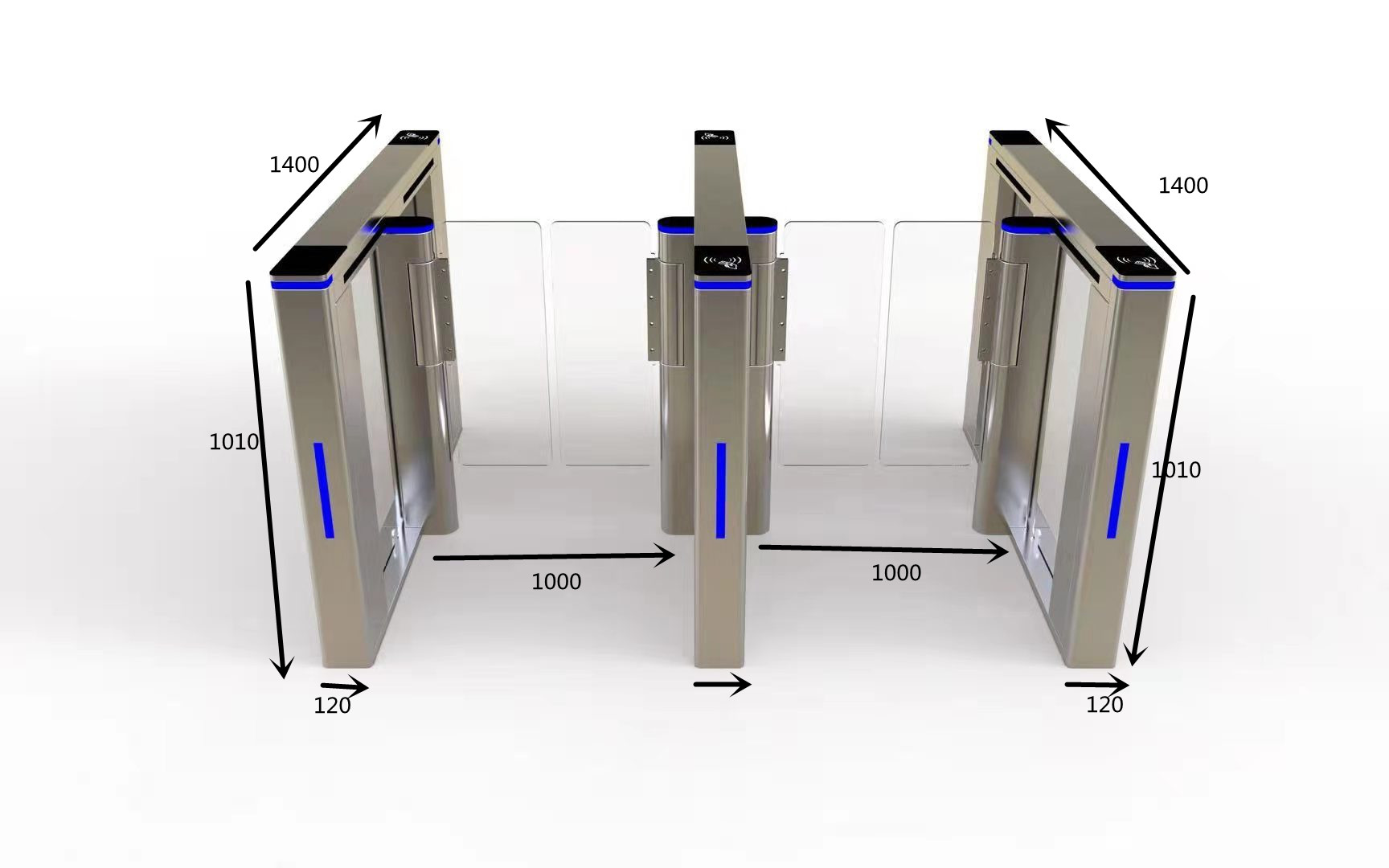 寫字樓速通門，辦公樓速通門閘機